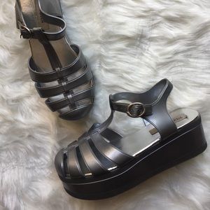 Steve Madden Jelly Platform Sandals